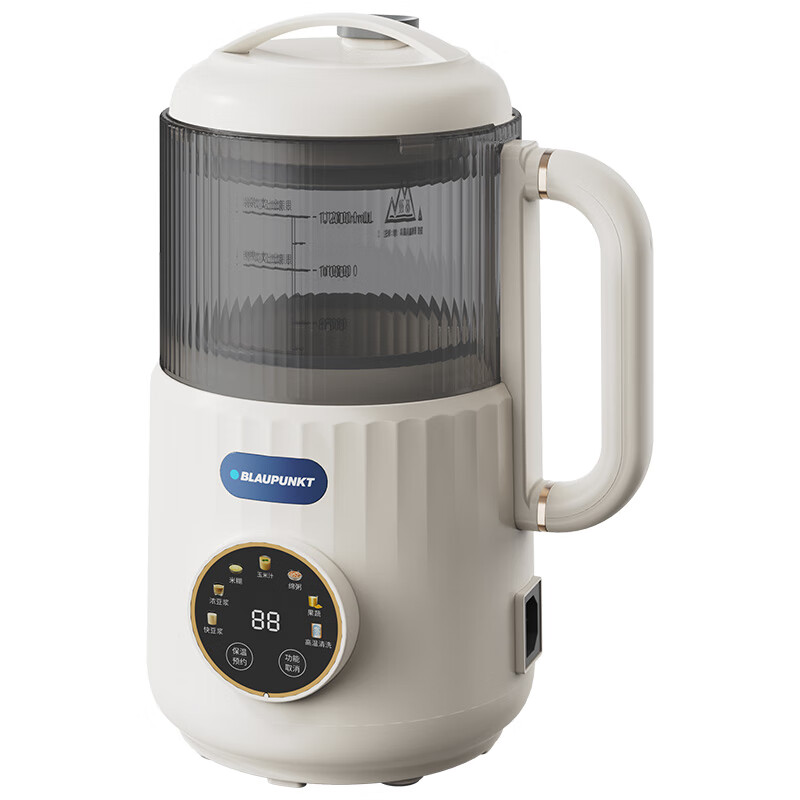 蓝宝(BLAUPUNKT)豆浆机家用迷你全自动加热豆浆机多重降噪榨汁机多功能料理机BP-DJ07!