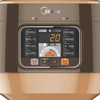 美的（Midea） 电压力锅 迷你家用2.5L 小型2-5人 MY-SS2501P 茶色