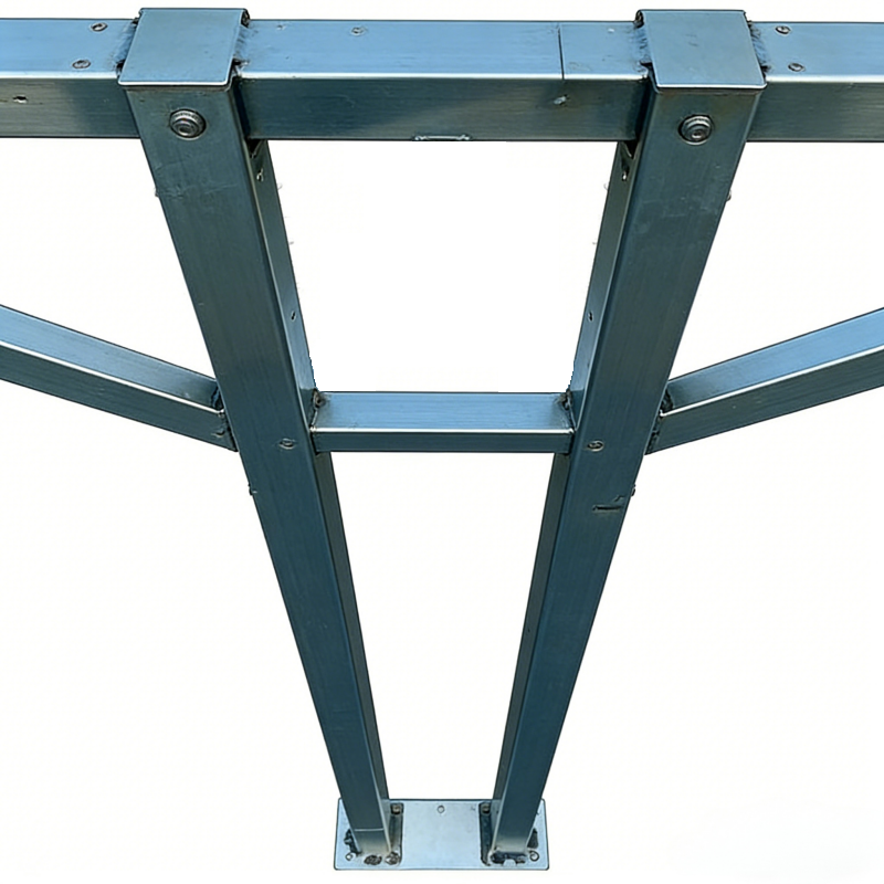 瑾如云海 防护棚支架 2500x2000*80mm 组高清大图