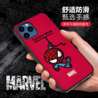 ESCASE 苹果12手机壳iPhone12mini套硅胶软边5.7英寸全包防摔刺绣工艺漫威正版创意潮牌黑红蜘蛛侠灰雷神