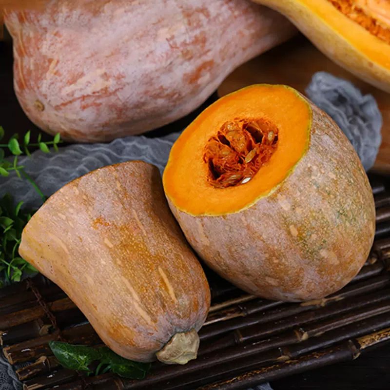[西沛生鲜]云南新鲜老南瓜 净重4-5斤 当季蔬菜宝宝辅食农家自种老品种南瓜高清大图