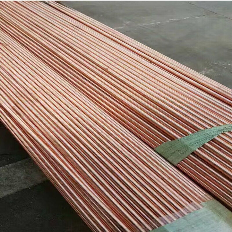 T2紫铜棒实心纯铜圆柱diy电极铜棒红铜棒 敲击铜棒 模具放电 直径45mm*300mm高清大图