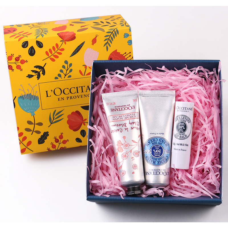 欧舒丹乳木果经典护手霜30ml+甜蜜樱花润手霜30ml+乳木果滋润护唇膏4.5g组合