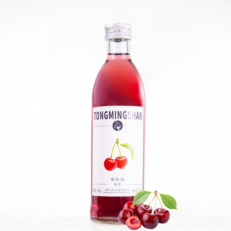 通明 山露酒 樱桃味 果酒 3度 300ML*6瓶装
