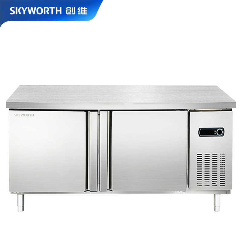 创维(Skyworth)1.2商用工作台厨房操作台保鲜冷藏柜 商用冰箱平冷冰柜水吧台奶茶店设备HC-12F2S