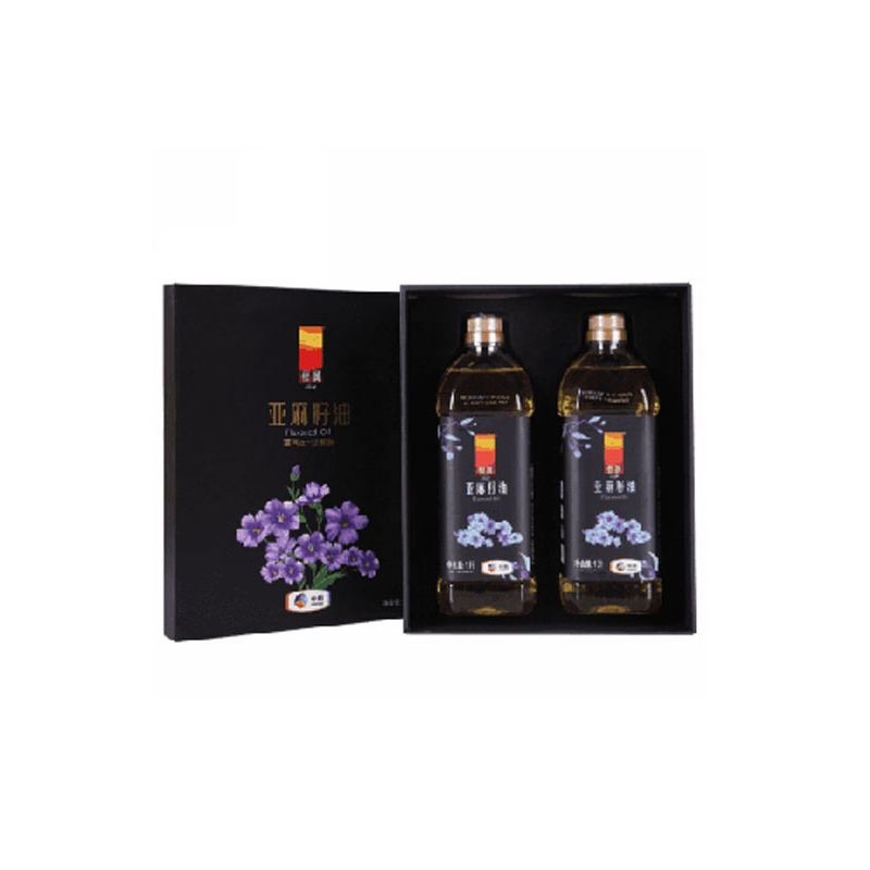 中粮悦润亚麻籽油礼盒.