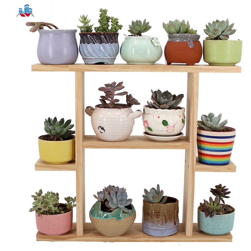 实木桌面小花架办公室窗台迷你置物收纳架多肉植物架泰空仓花架 花几图片 高清实拍大图 苏宁易购