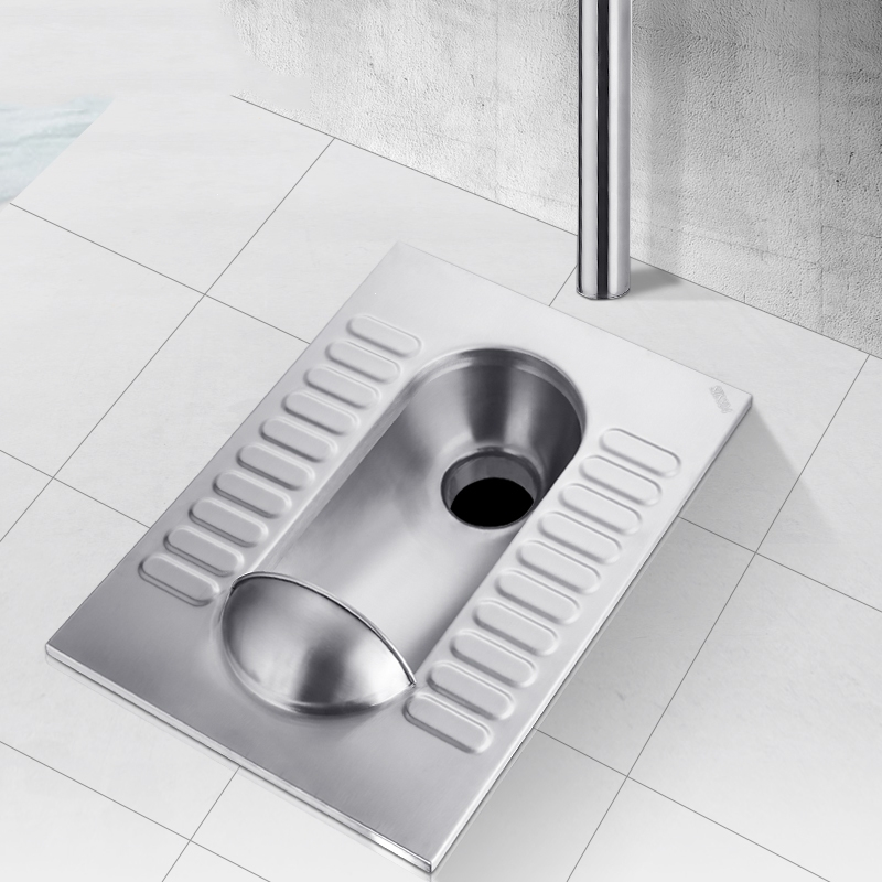 定制304不锈钢蹲便器古达四周冲水酒吧ktv大便器酒店公共厕所蹲坑