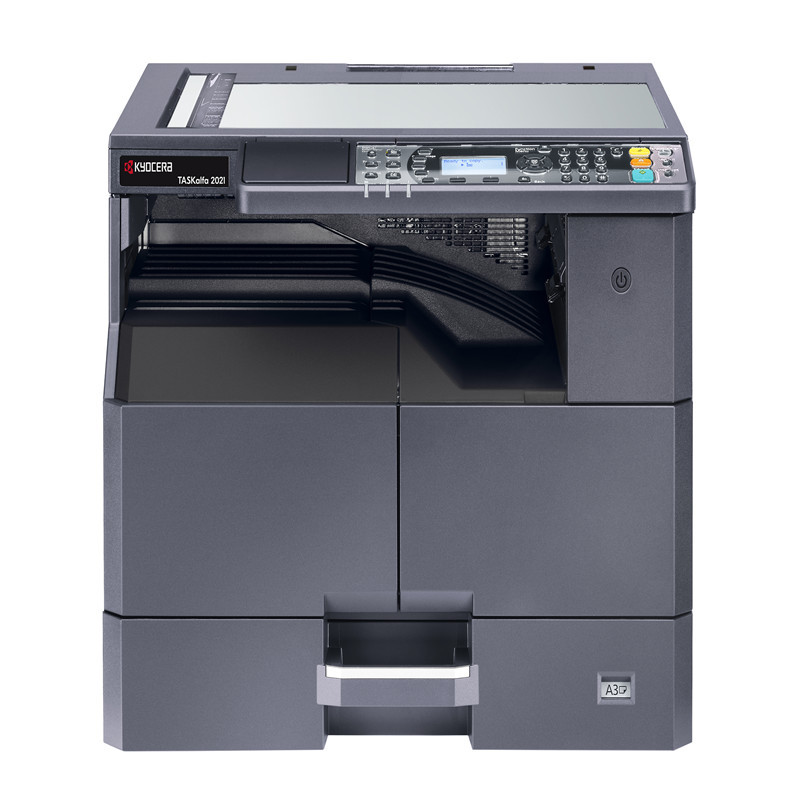 京瓷(KYOCERA)2021复印机A3A4激光黑白数码复合机办公打印扫描多功能复合一体机标配主机+双面器+输稿器+纸盒（免费提供安装）