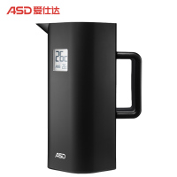 《安家》同款-爱仕达ASD 保温壶 RWS10P6WG 304不锈钢1L容量 咖啡真空保温水具 车载保温数显壶ABS