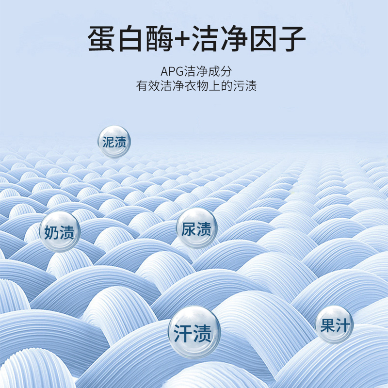 呵贝适婴儿草本洗衣液50og高清大图