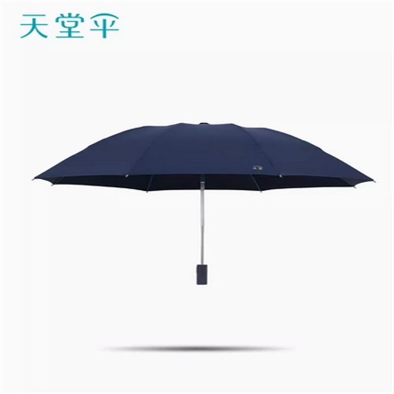 天堂伞全自动纯色简约商务防雨大伞锐驰