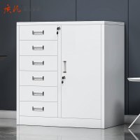 质凡钢制储物档案柜 六抽矮柜