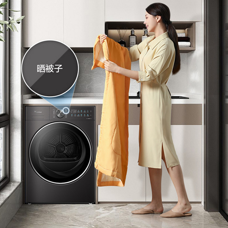 小天鹅10KG热泵烘干机纯平全嵌家用变频全自动TH10HC3高清大图