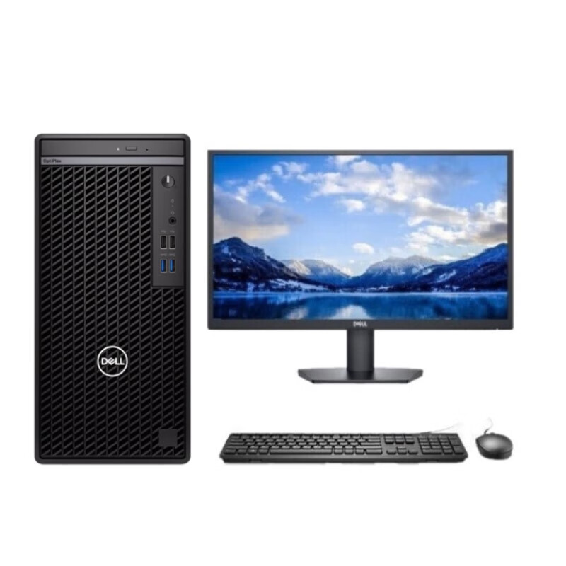 戴尔(DELL)7010MT 台式机电脑 I7-13700/16G/1T+256G/T400独显4G/21.5/定制高清大图