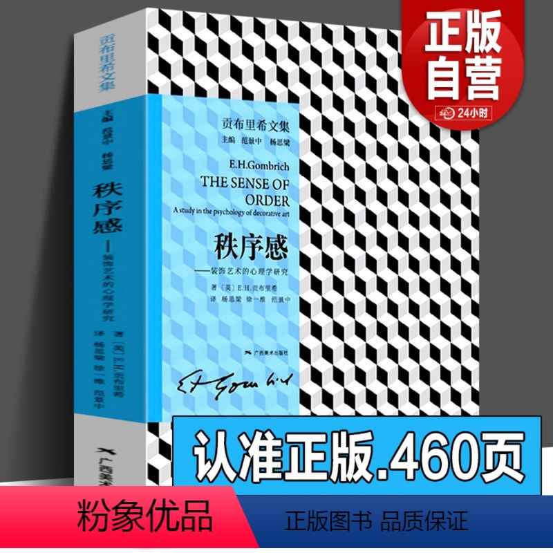 [正版]秩序感--装饰艺术的心理学研究(贡布里希文集) 现代艺术理论 艺术导论西方艺术史作者另著理想与偶像象征的图像木高清大图