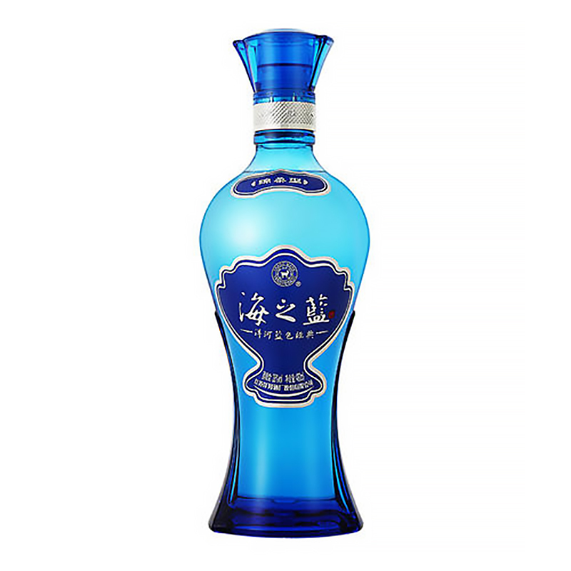 洋河蓝色经典 海之蓝 52度绵柔型白酒480ML(六瓶装)
