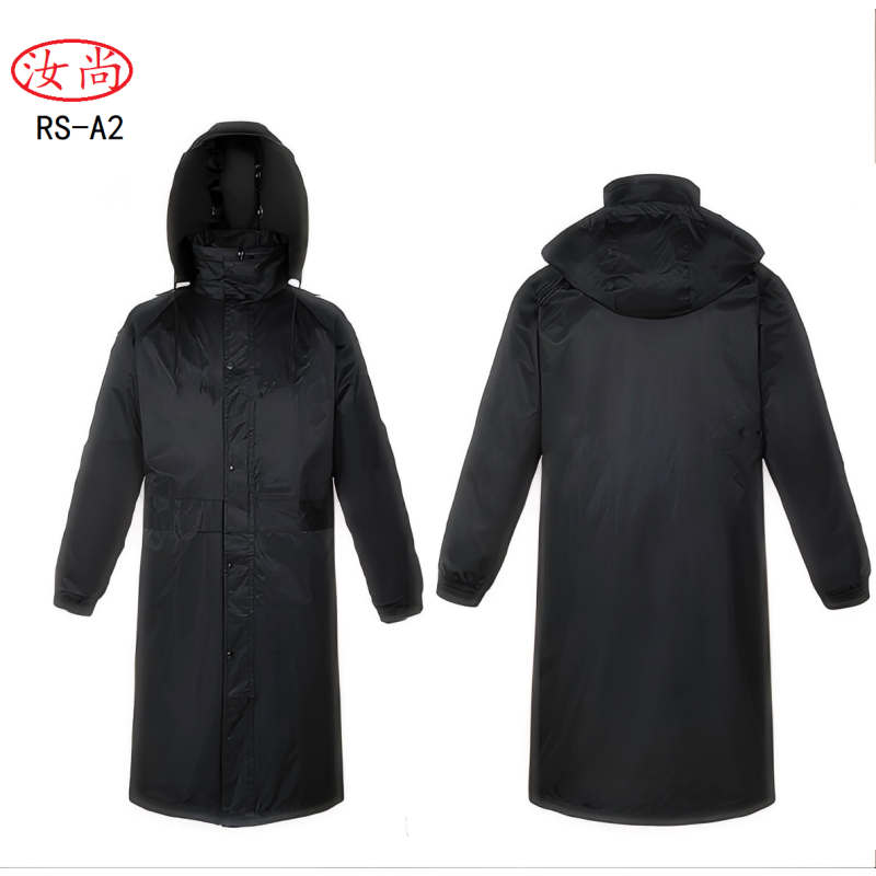 汝尚RS-A2 通用均码 连体套装雨衣 (计价单位:件)黑色