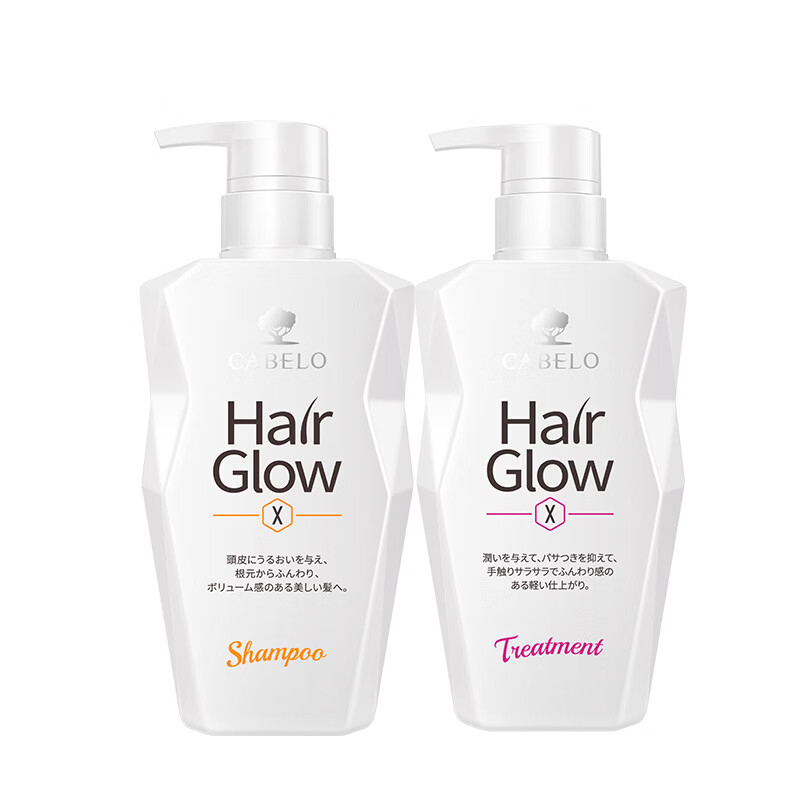 卡蓓诺 防脱 洗护套装(油性脱发)350mL+350mL(白色) BJDT