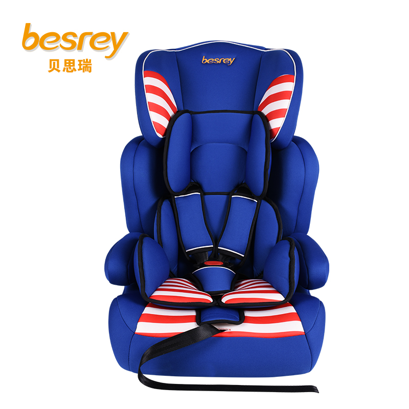 德国besrey儿童安全座椅9个月-12岁 汽车安全座椅可配isofix接口 BY1571 美国队长