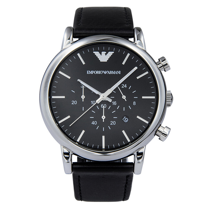 阿玛尼(emporio armani)男士手表 欧美品牌时尚商务石英表男 ar1828