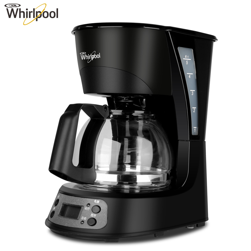 惠而浦(Whirlpool) 咖啡机 WCF-CD061D家用美式滴漏式半自动小型迷你咖啡壶