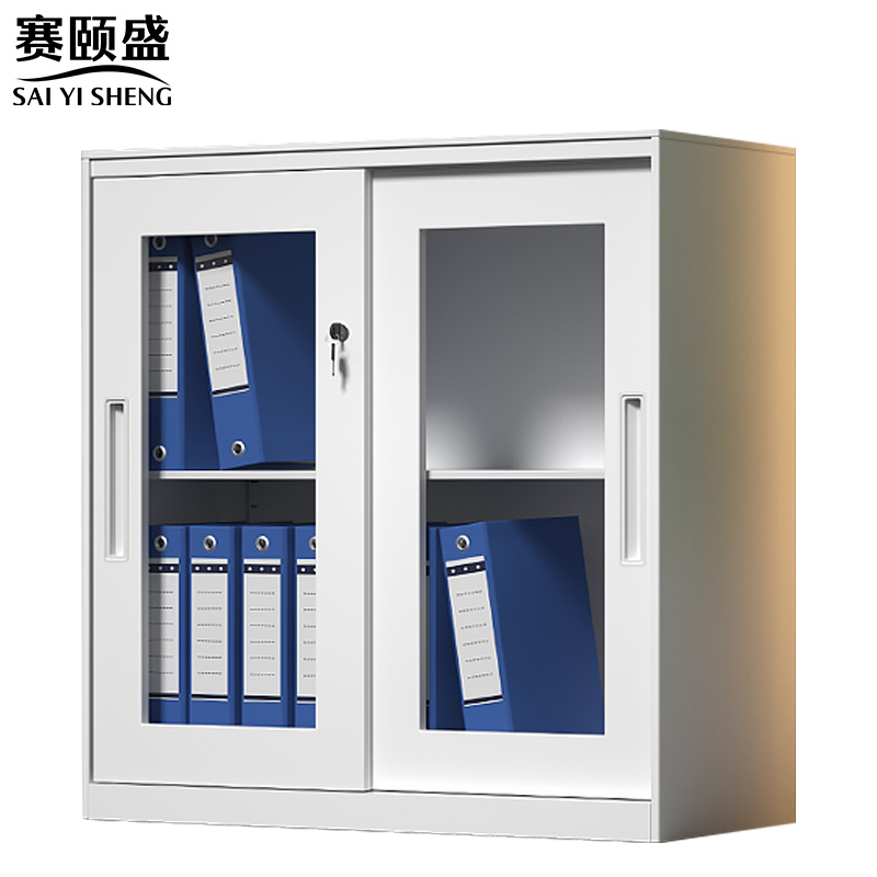 赛颐盛玻璃矮柜移门900*400*925mm台高清大图