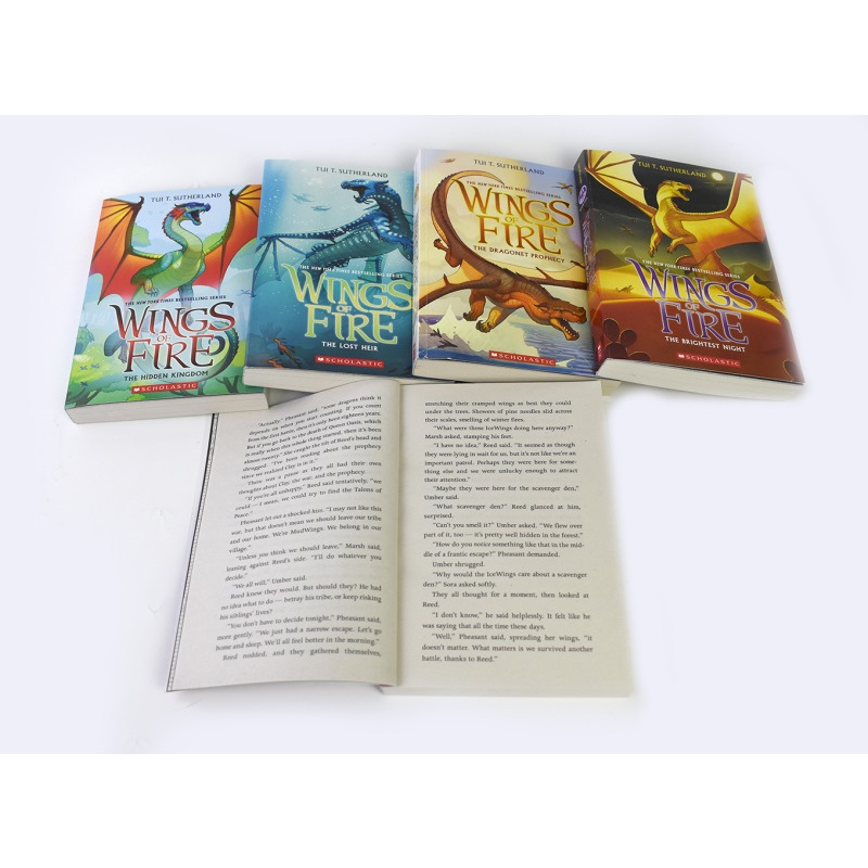 火翼飞龙 6-10 [正版]Scholastic Wings of Fire 火翼飞龙1-14 儿童英语奇幻冒险章节小说