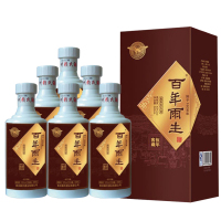 2012年百年雨生5年窖藏白酒53度500ml *单瓶装 贵州酱香型白酒纯粮酿造粮食酒 自饮赠亲友酱香白酒