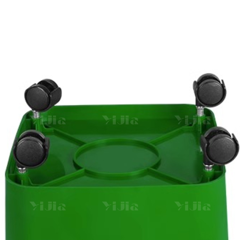 翌嘉YJ4122116 户外分类垃圾桶环卫垃圾桶 50L绿色(厨余垃圾)高清大图