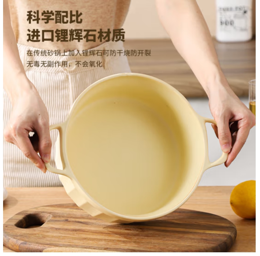栢士德BYSTON丽达斯陶瓷砂锅BST-1025高清大图
