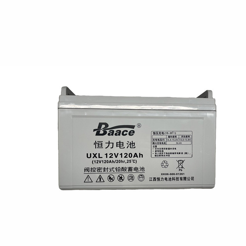 BAACE恒力铅酸蓄电池UXL12V120Ah(含配件卸货)块