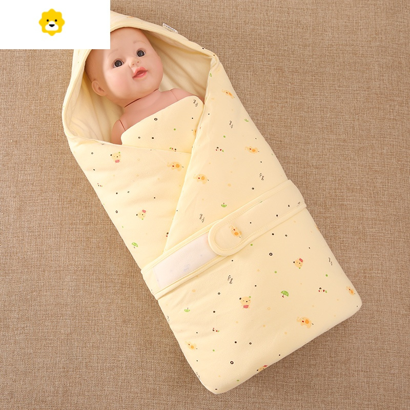 喻娄婴儿包被新生儿花手工抱被包宝宝的外出加厚报被小被子秋冬
