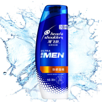 海飞丝男士洗发水劲感强根380ml 持久去屑去油止痒 清香型