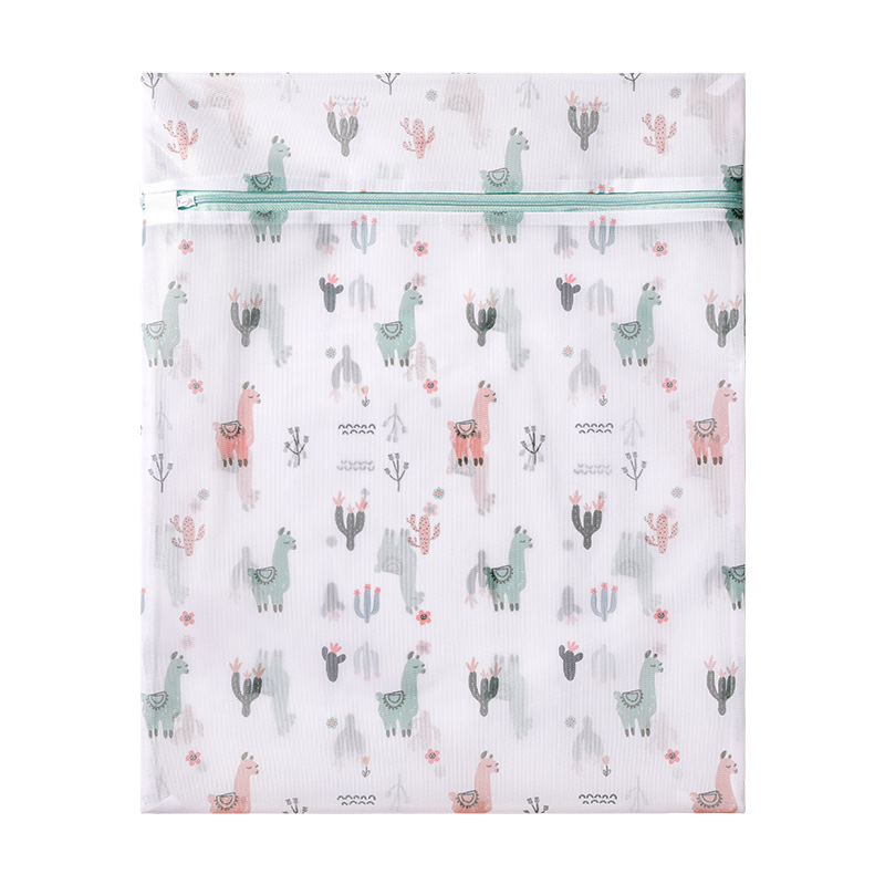 CCKO洗衣袋洗衣机专用家用毛衣内衣清洗网袋防变形过滤网加厚 仙人掌-70克细网 迷你[25*30cm]6个高清大图