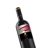 朗斐(LOUFINAS) 京红一瞥干红葡萄酒单支正品珍藏酒类 750ml*6