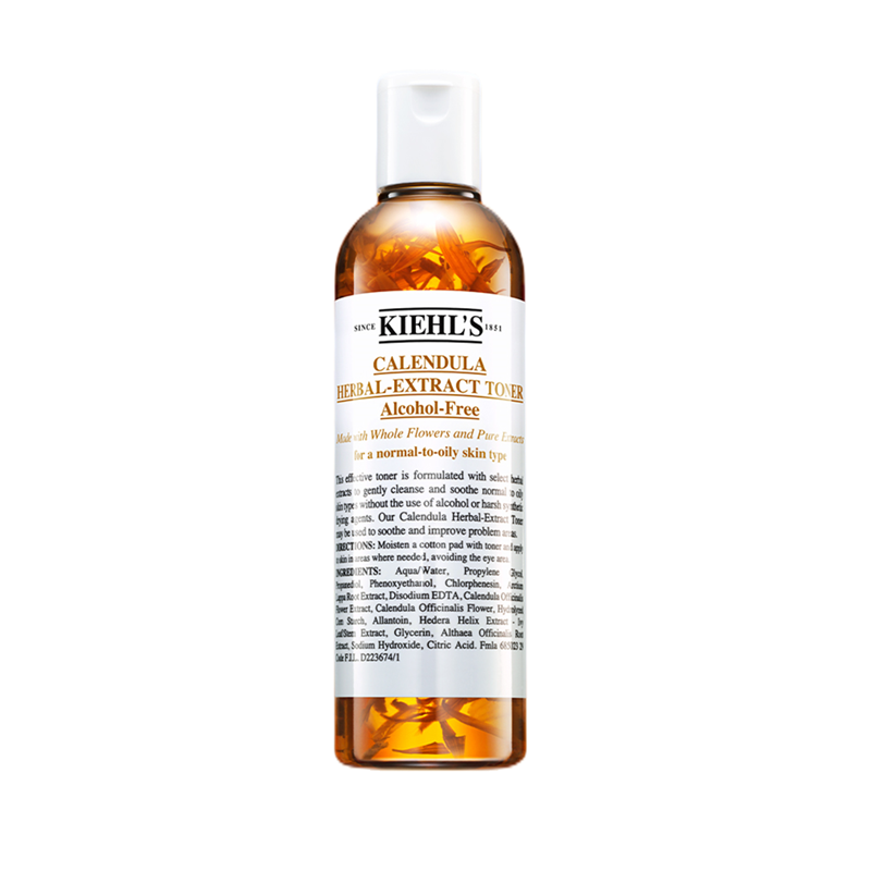 科颜氏(Kiehl’s)金盏花植萃爽肤水250ml精华水 收缩毛孔 补水保湿