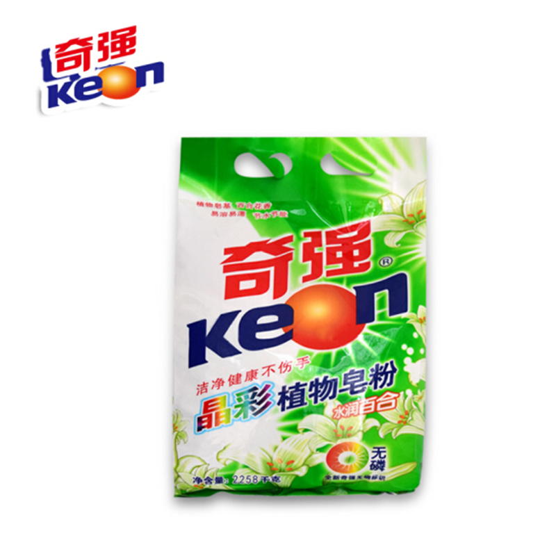 奇强(Keon) 洗衣皂粉 晶彩植物皂粉 新配方无磷皂粉 温和不伤手 2.258kg*1袋奇强(Keon) 洗衣皂粉