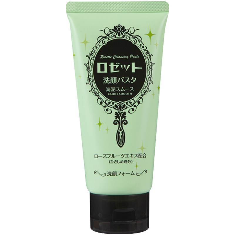 ROSETTE PASTE 露姬婷 诗留美屋 去角质深层清洁绿色海泥洗面奶 洁面泥 女士120g 各种肤质适用高清大图
