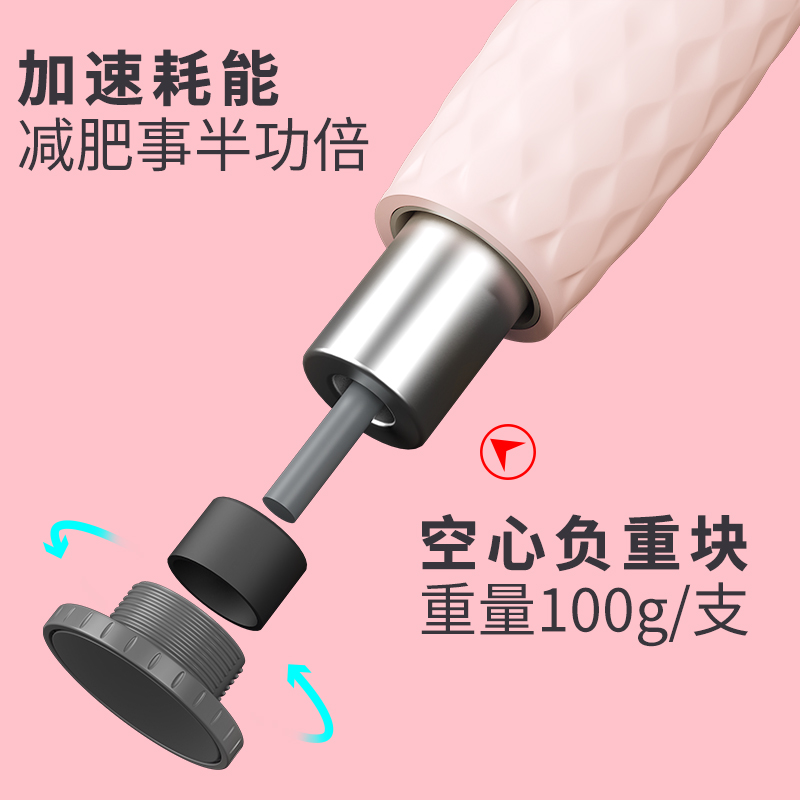 PROIRON普力艾 负重跳绳公主粉高清大图