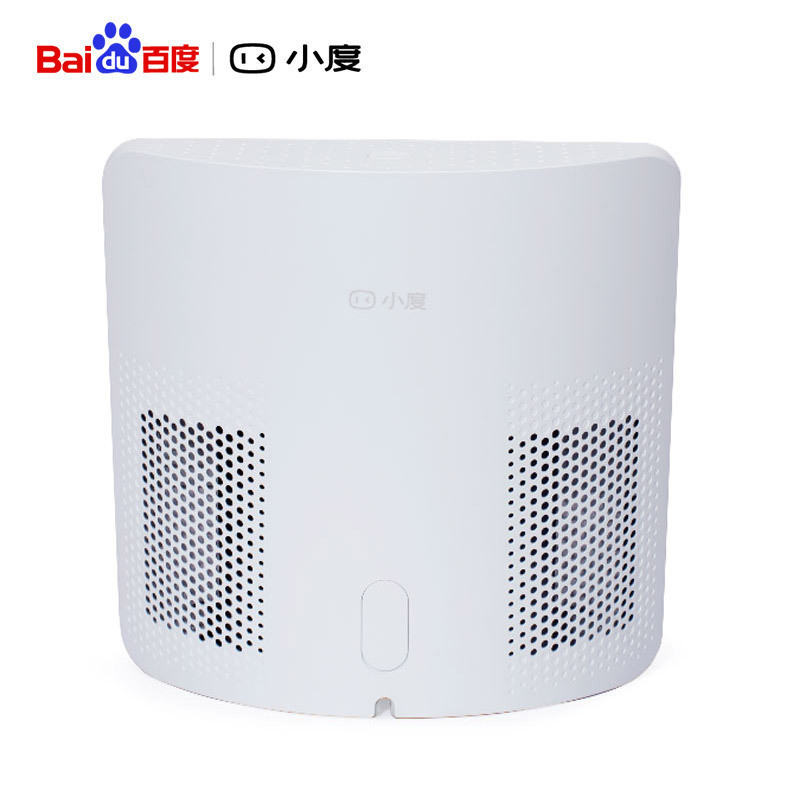 [向往的生活同款] 小度在家1S 新一代带屏智能音箱 触屏音箱 视频通话 WiFi/蓝牙音响 珍珠白
