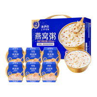 来伊份 厚椰燕麦燕窝粥礼盒1200g(6盒装) 休闲零食送礼团购