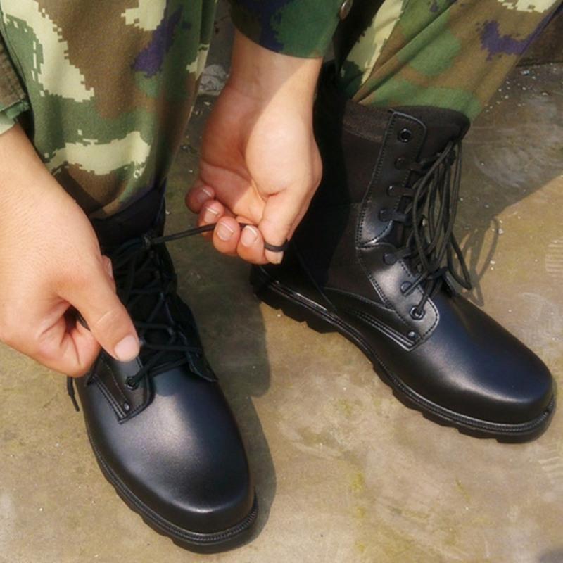 四季单款无钢头35战狼军靴作战靴男超轻春秋季透气