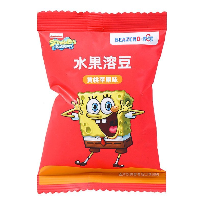 Beazero未零 海绵宝宝 水果溶豆-黄桃苹果