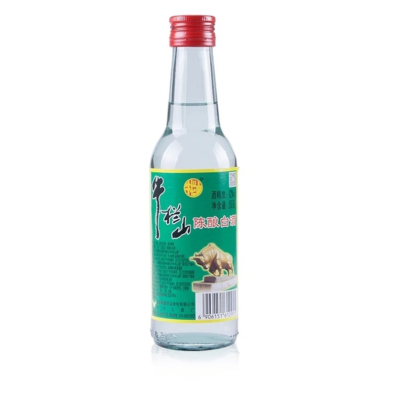 牛栏山二锅头陈酿42度小白牛265ml*20瓶浓香型白酒整箱装
