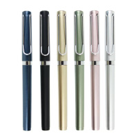中性笔 LOGO印字 带笔芯0.5mm黑芯 单色印刷 签字笔1000只