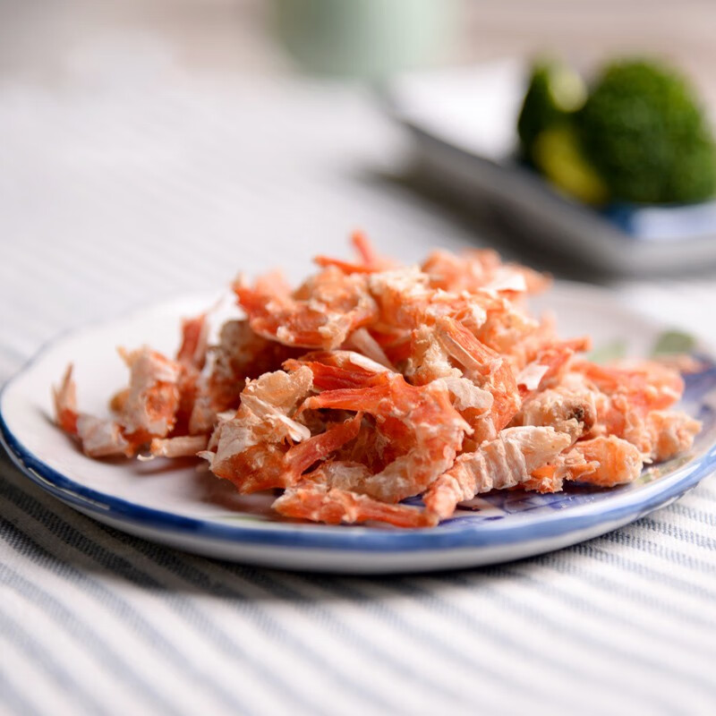 绿帝虾仁干肉质紧实色泽鲜亮味道鲜美天然晾晒营养丰富个体均匀130g高清大图