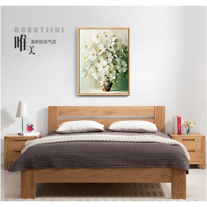 钻石画绽放的花朵壁画清新餐厅墙画走廊过道挂画十字绣满钻全贴