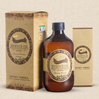 依莲花 老姜热能按摩精油500ml 全身发热推拿开背通经络肩颈背部刮痧油 美容院大容量装