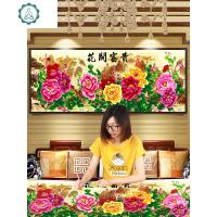 封后(FENGHOU)钻石画满钻新款2020年客厅花开富贵牡丹图2019砖石5d [满钻全贴]异形钻250*100十字绣